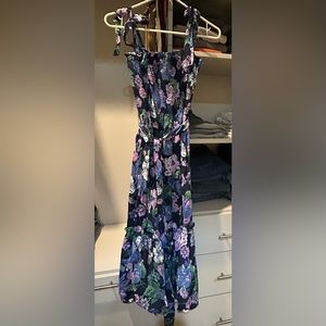 J.Crew beachwear floral midi dress
